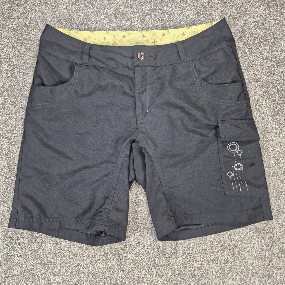 Smartwool Shorts Womens Medium Black Merino Wool Blend Active Outdoor Hiking